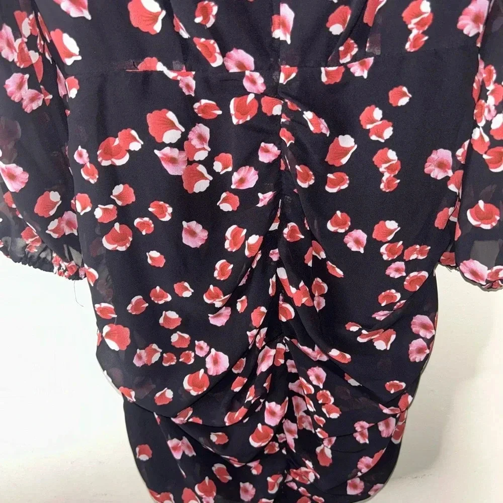 Size small flowered cocktail dress - Picture 9 of 9